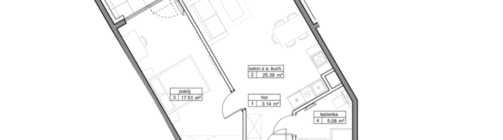 Mieszkanie w inwestycji: Apartamenty na Klifie bud. D, E i F