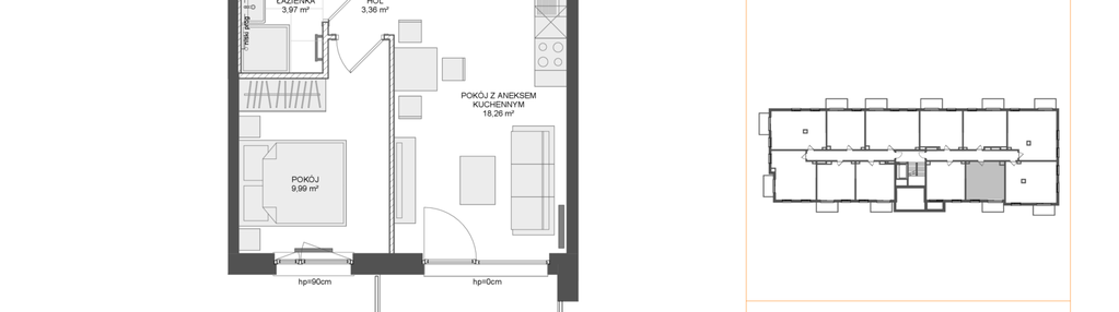 Mieszkanie w inwestycji: Osiedle Przy Błoniach 3 etap IV