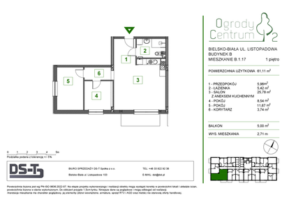 Mieszkanie w inwestycji: Ogrody Centrum 2
