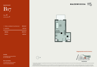 Mieszkanie w inwestycji: Mazowiecka 115