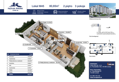Mieszkanie w inwestycji: Nova Park etap III