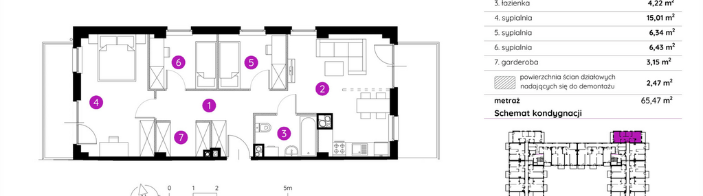 Mieszkanie w inwestycji: Murapol Apartamenty na Wzgórzu - bud. 4 i 5