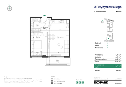 Mieszkanie w inwestycji: U Przybyszewskiego etap 4