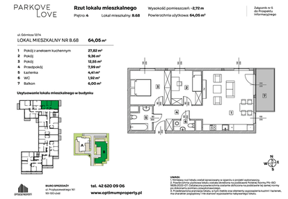 Mieszkanie w inwestycji: Parkove Love