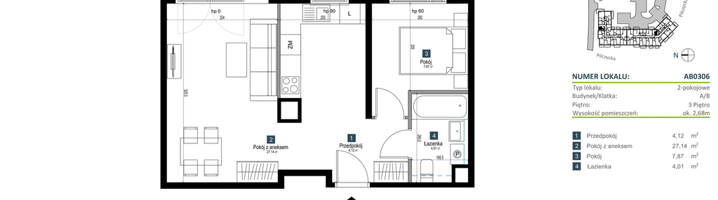 Mieszkanie w inwestycji: Pilczycka Vita