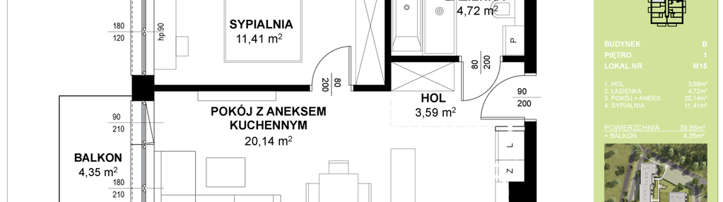 Mieszkanie w inwestycji: Triton Kampinos III