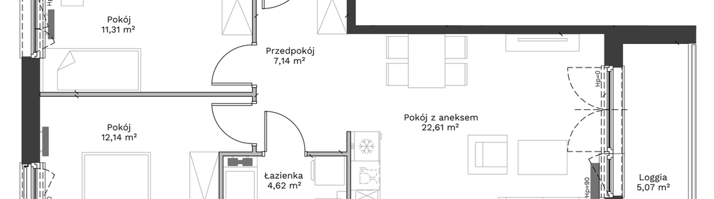 Mieszkanie w inwestycji: Bona