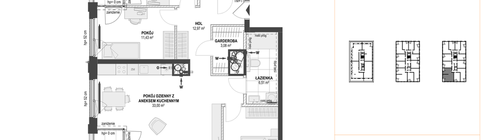 Mieszkanie w inwestycji: DOKI Living etap II