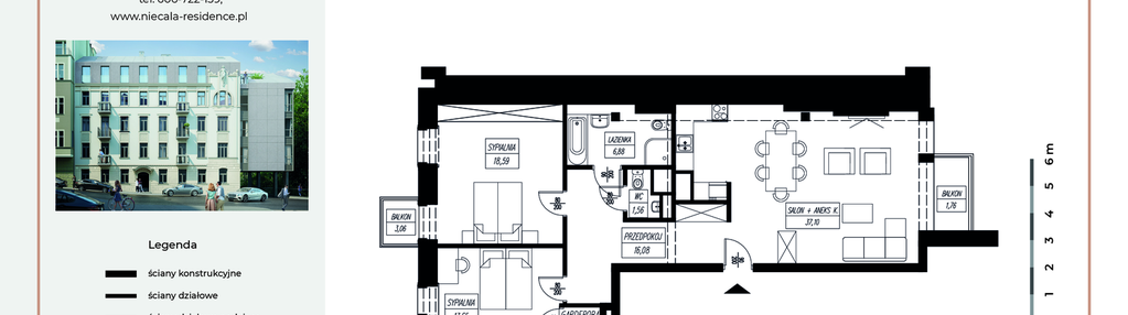 Mieszkanie w inwestycji: Niecała Prestige Residence