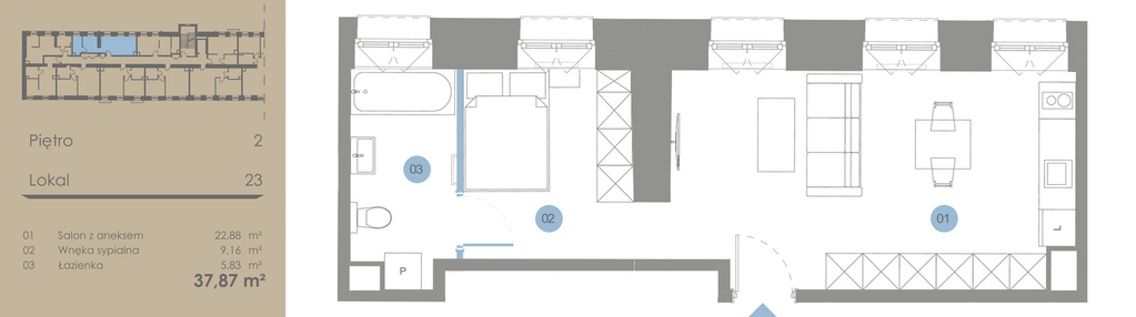 Mieszkanie w inwestycji: Oficyna - Apartamenty Inwestycyjne Apart Hotel