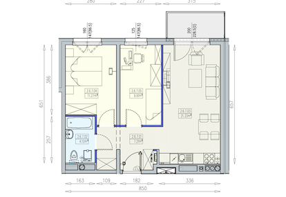 Mieszkanie w inwestycji: Południk 17 - budynek K1