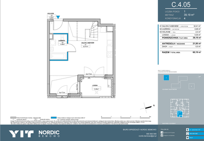Mieszkanie w inwestycji: Nordic Bemowo - etap IV