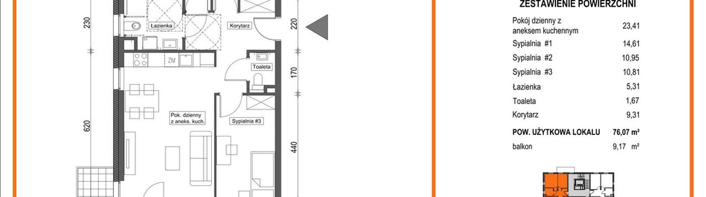 Mieszkanie w inwestycji: Zielony Brochów 7 - etap A