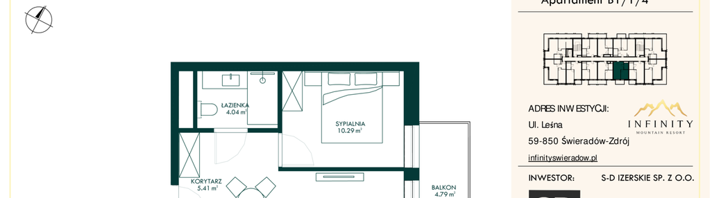 Mieszkanie w inwestycji: Infinity Mountain Resort etap 2