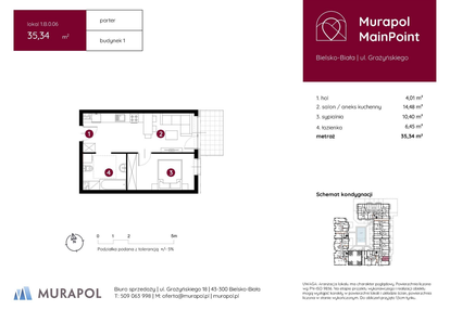 Mieszkanie w inwestycji: Murapol MainPoint