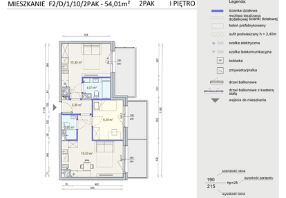 Mieszkanie w inwestycji: Modern Mokotów etap 6, budynek F1 i F2