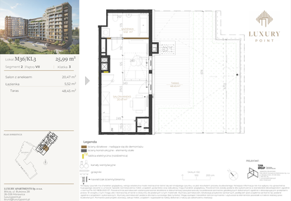 Mieszkanie w inwestycji: LUXURY POINT