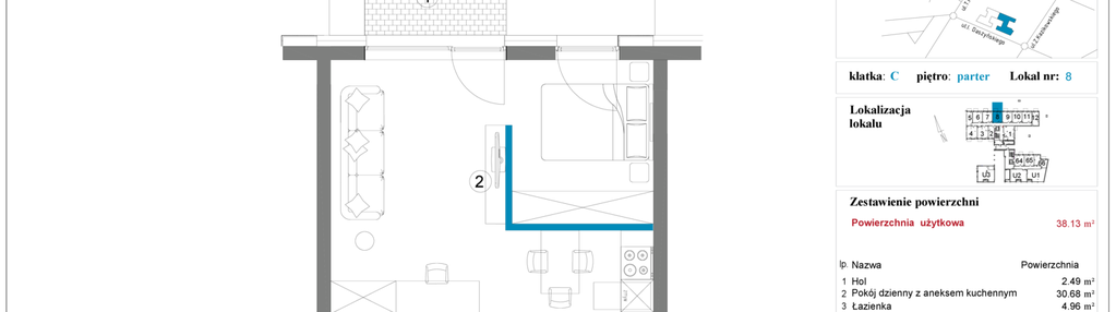 Mieszkanie w inwestycji: Daszyńskiego Square etap 2