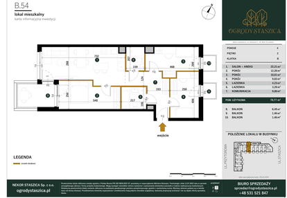 Mieszkanie w inwestycji: Ogrody Staszica