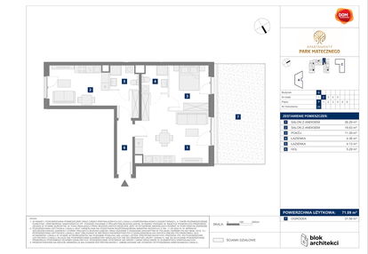 Mieszkanie w inwestycji: Apartamenty Park Matecznego Etap 1