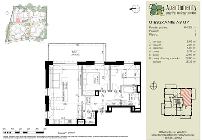 Mieszkanie w inwestycji: Apartamenty przy Parku Szczytnickim