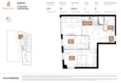 Mieszkanie w inwestycji: Quorum Apartments