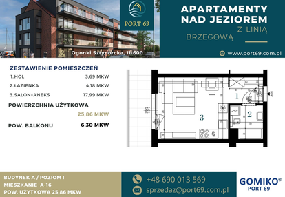 Mieszkanie w inwestycji: Port 69