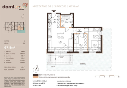 Mieszkanie w inwestycji: Domkove Widzew
