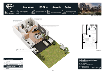Mieszkanie w inwestycji: Apartamenty Diamentowa