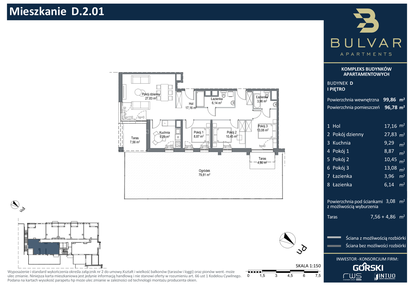 Mieszkanie w inwestycji: Bulvar Apartments - etap II