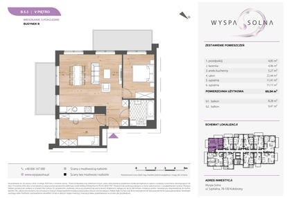 Mieszkanie w inwestycji: Wyspa Solna Etap III, budynek B