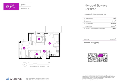 Mieszkanie w inwestycji: Murapol Siewierz Jeziorna bud. 27 i 28