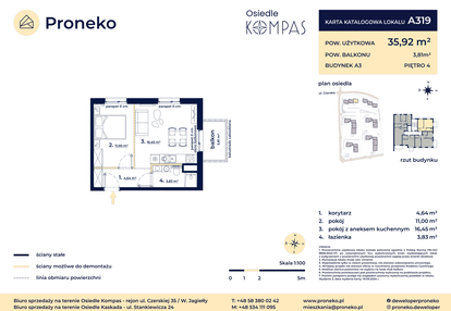 Mieszkanie w inwestycji: Osiedle Kompas