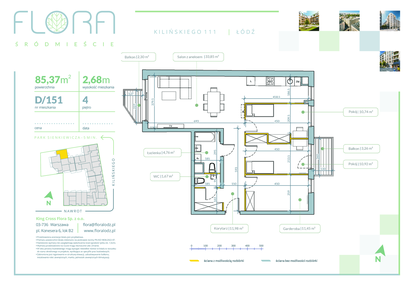 Mieszkanie w inwestycji: Flora Śródmieście