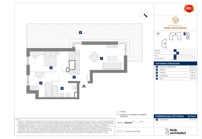 Mieszkanie w inwestycji: Apartamenty Park Matecznego Etap 1