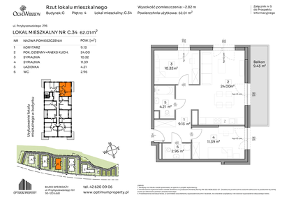 Mieszkanie w inwestycji: Och!Widzew