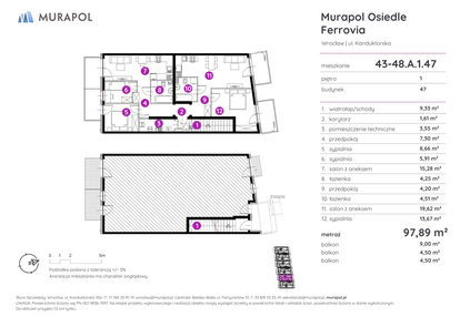 Mieszkanie w inwestycji: Murapol Osiedle Ferrovia