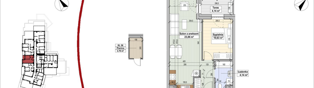 Mieszkanie w inwestycji: Apartamenty Wywrockiego 11
