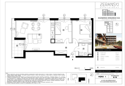 Mieszkanie w inwestycji: Kazimierza Wielkiego 42A etap II