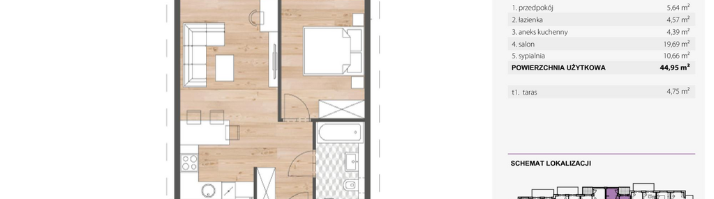Mieszkanie w inwestycji: Wyspa Solna Etap III, budynek B