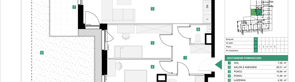 Mieszkanie w inwestycji: Osiedle Międzyleska - etap III