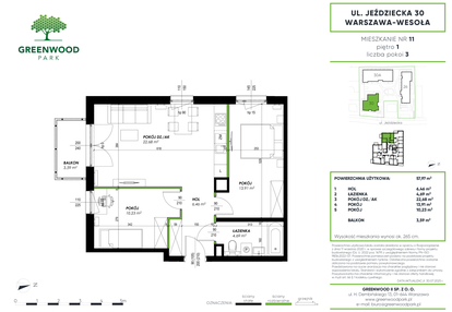 Mieszkanie w inwestycji: Greenwood Park