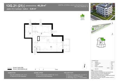 Mieszkanie w inwestycji: Zielone Zamienie X
