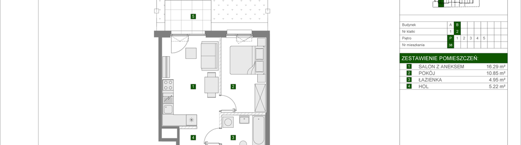 Mieszkanie w inwestycji: Osiedle Urbino etap 4.1