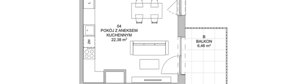 Mieszkanie w inwestycji: Francuska Park VIIIA