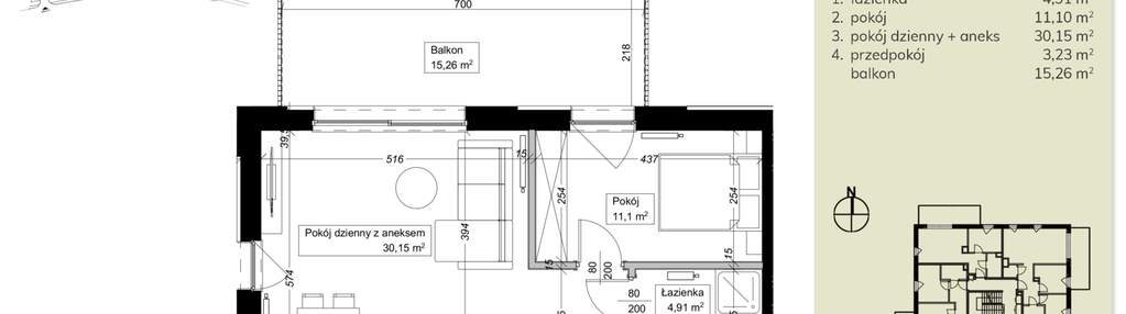 Mieszkanie w inwestycji: Apartamenty przy Parku Szczytnickim