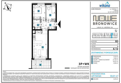 Mieszkanie w inwestycji: Nowe Bronowice etap II