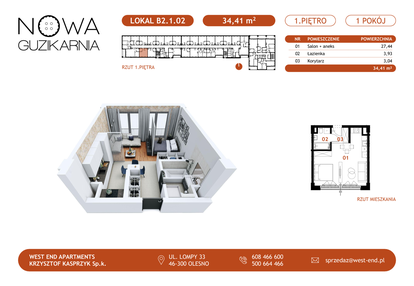 Mieszkanie w inwestycji: Nowa Guzikarnia