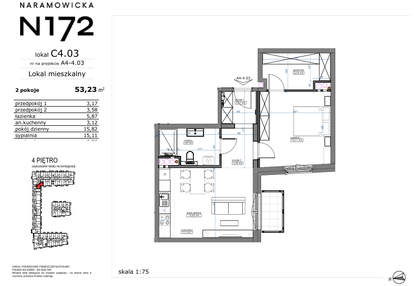 Mieszkanie w inwestycji: Naramowicka 172
