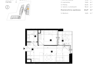 Mieszkanie w inwestycji: Cisha Apartamenty Dziwnów